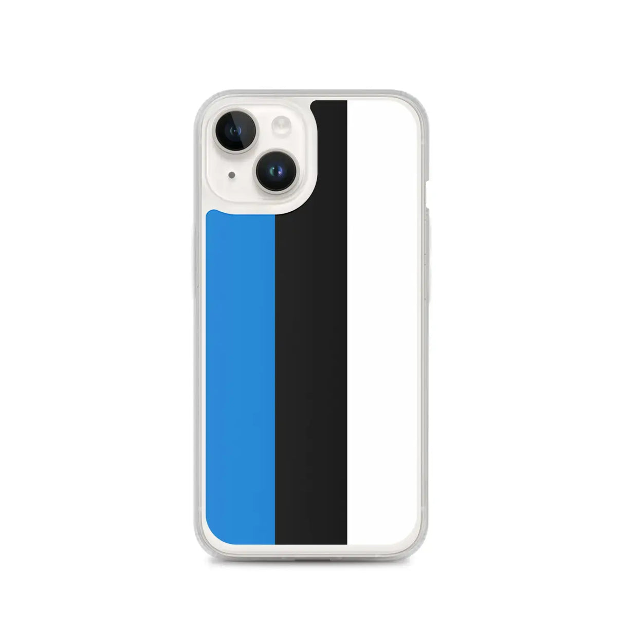 Coque iphone drapeau estonie souple transparente antichoc