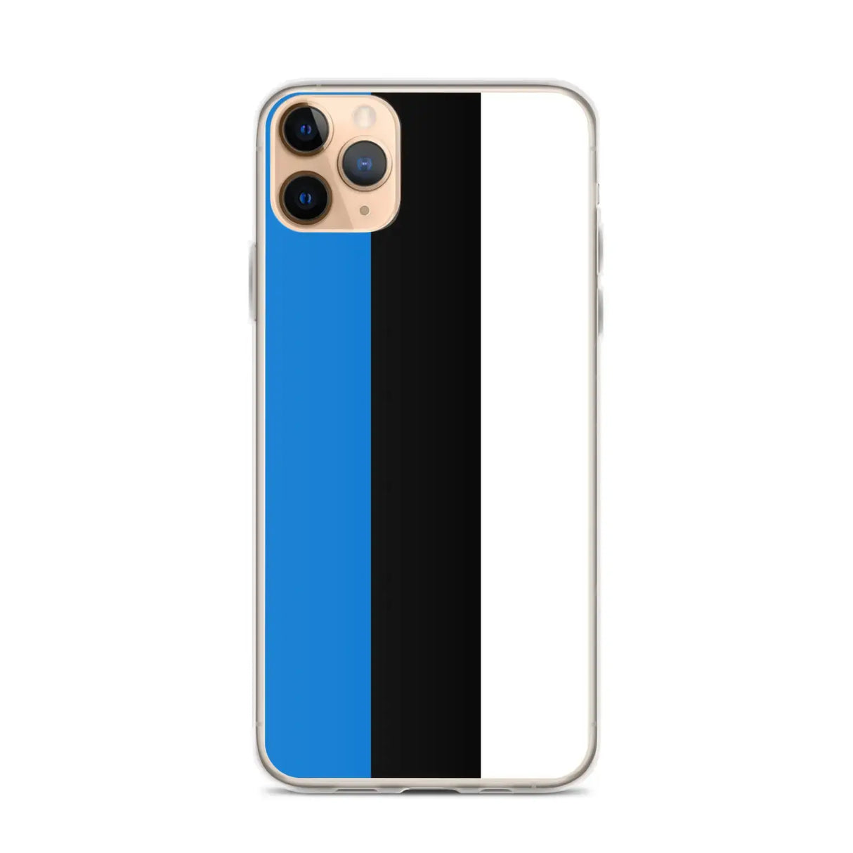 Coque iphone drapeau estonie souple transparente antichoc