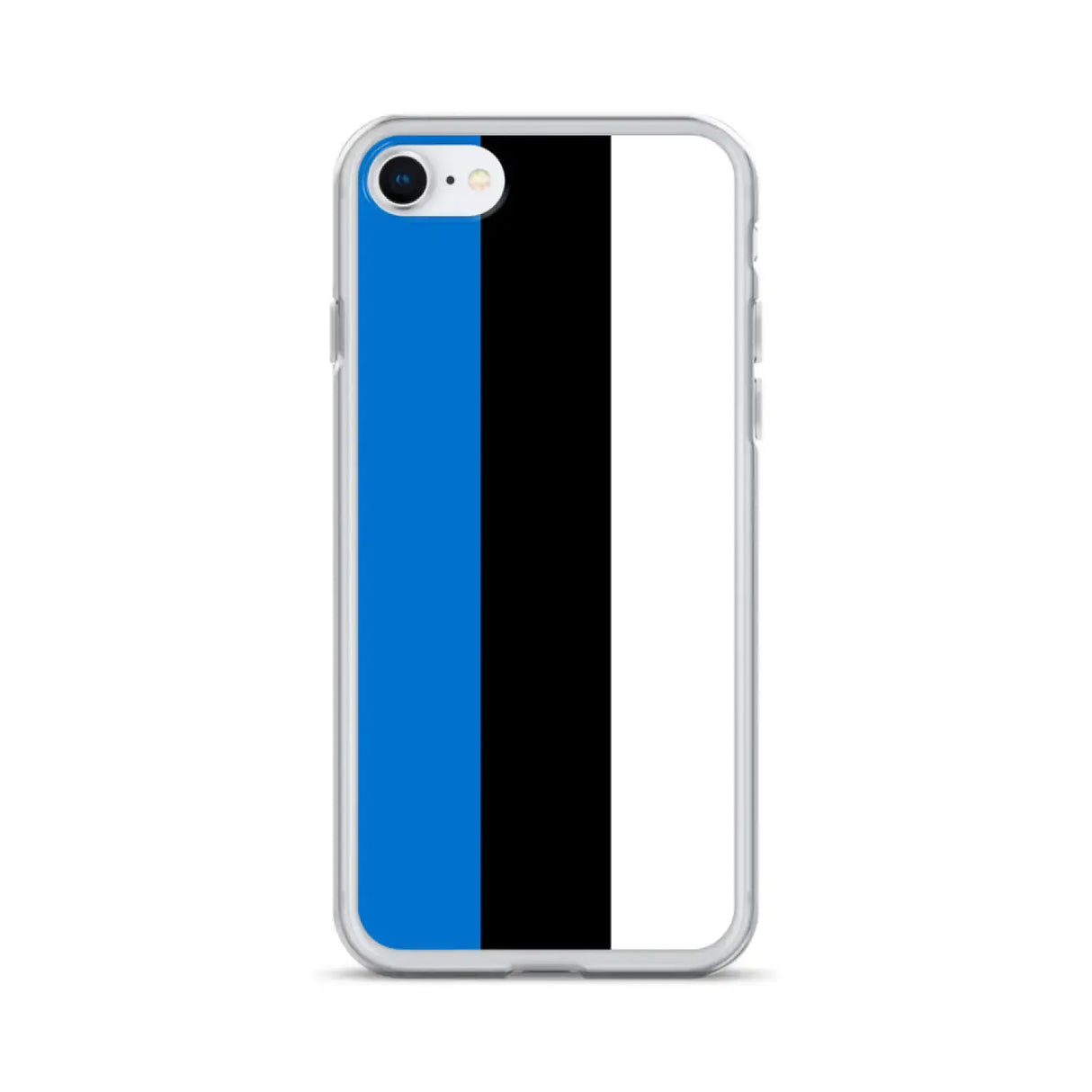 Coque iphone drapeau estonie souple transparente antichoc