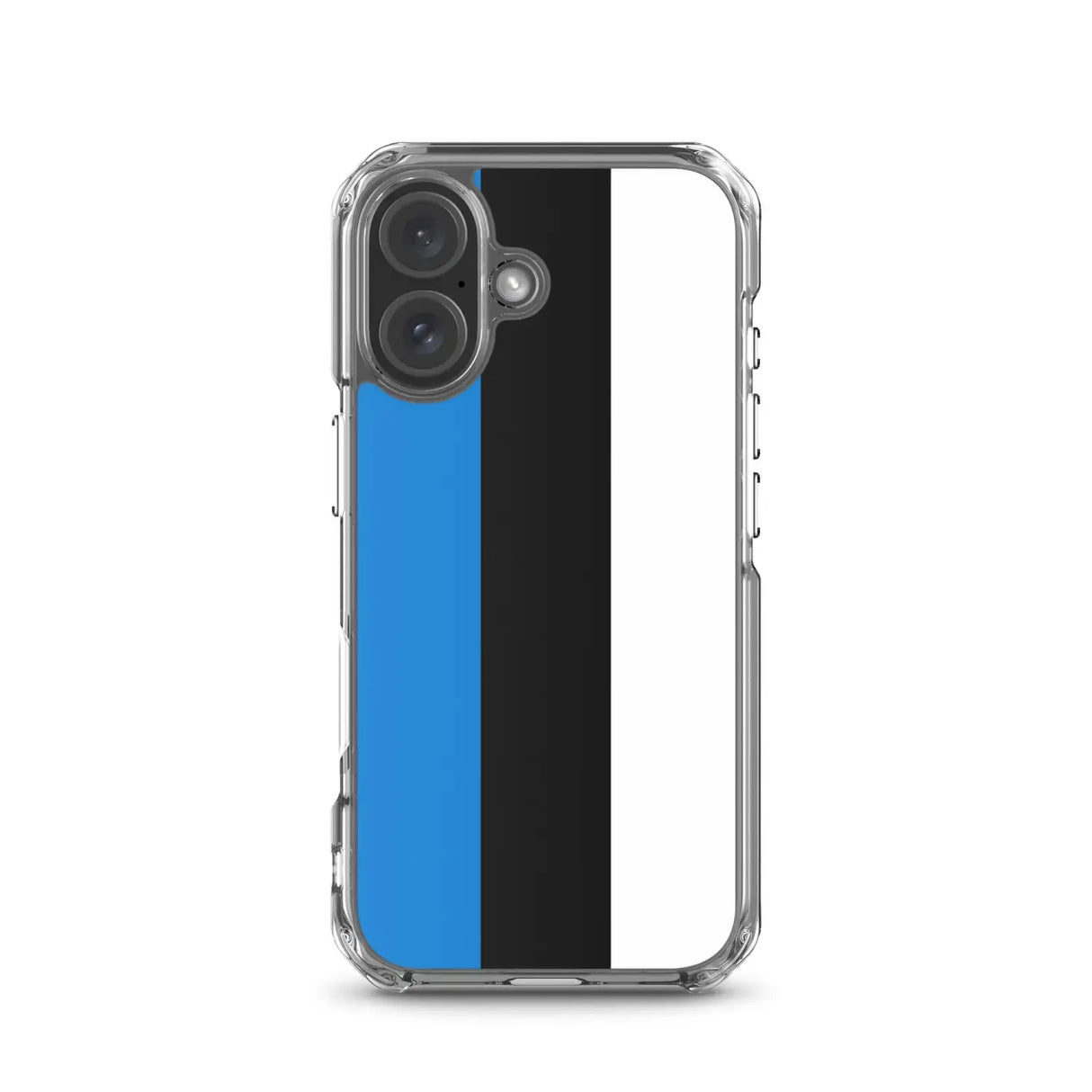Coque iphone drapeau estonie souple transparente antichoc