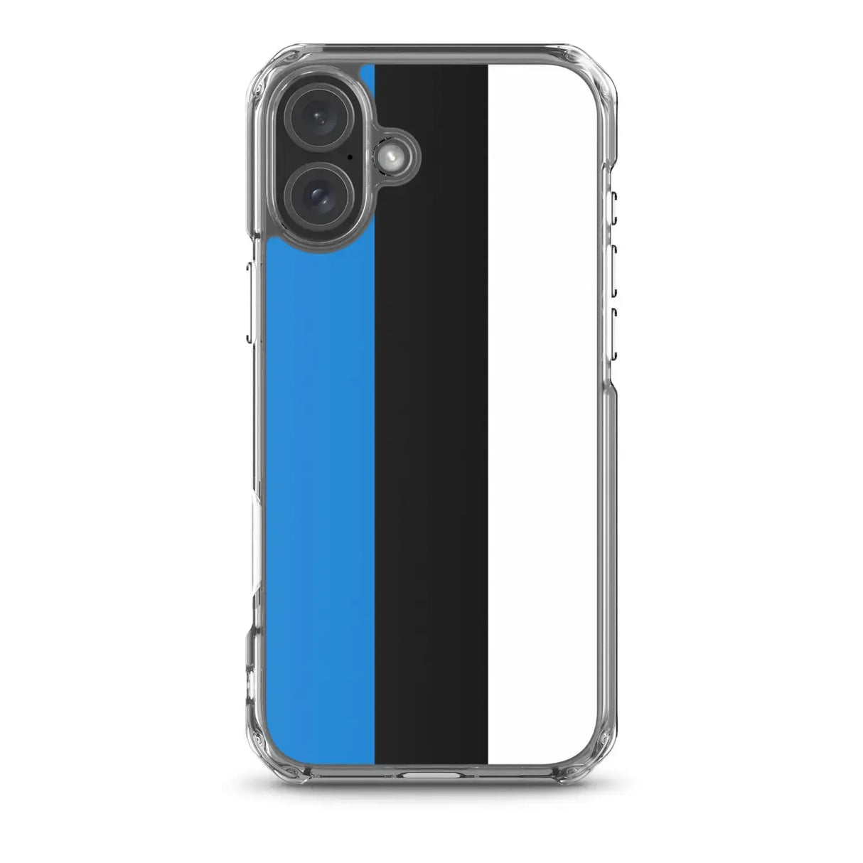 Coque iphone drapeau estonie souple transparente antichoc
