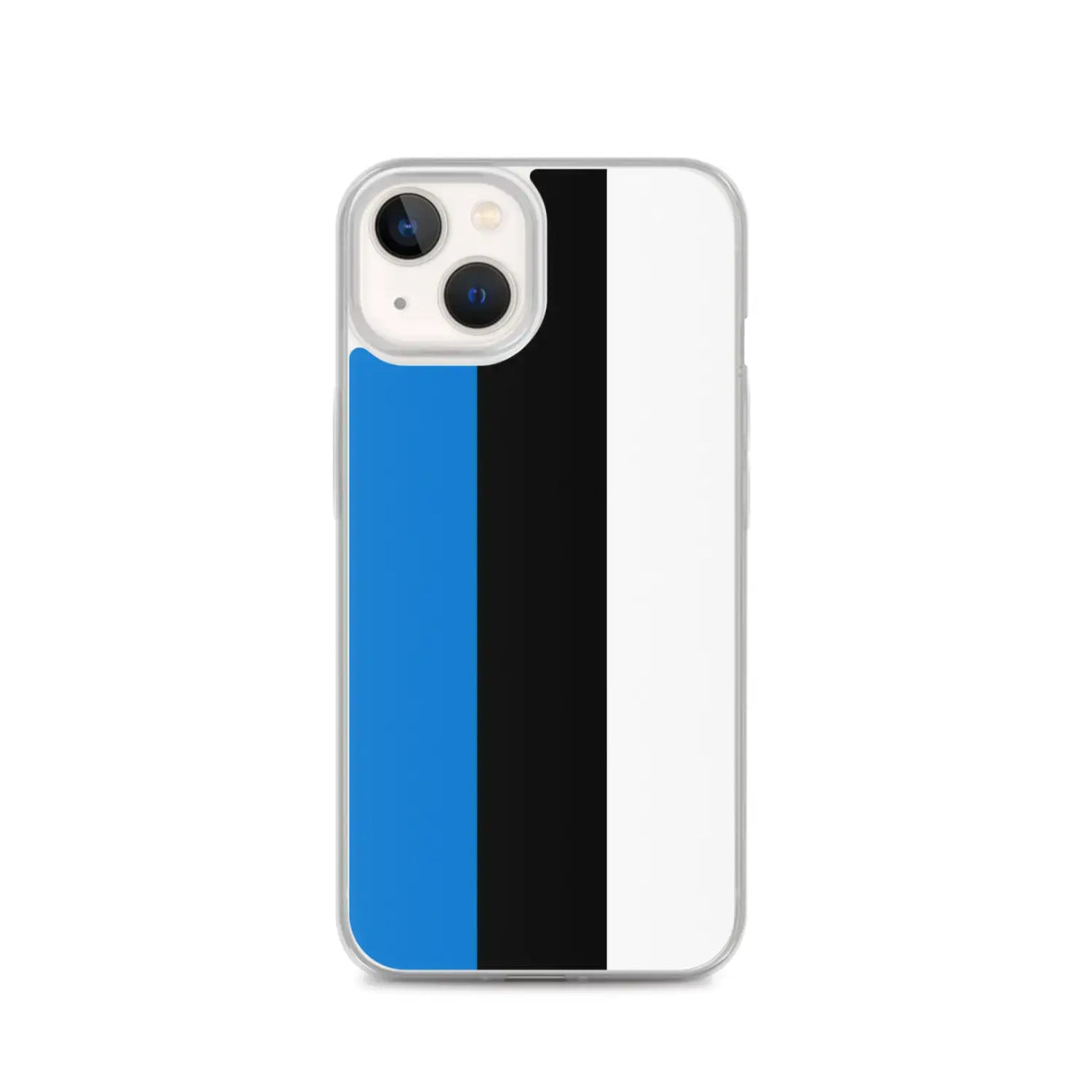 Coque iphone drapeau estonie souple transparente antichoc