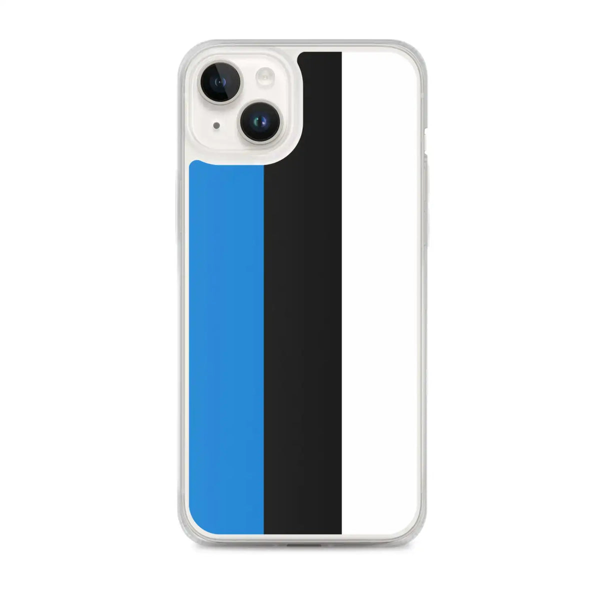 Coque iphone drapeau estonie souple transparente antichoc