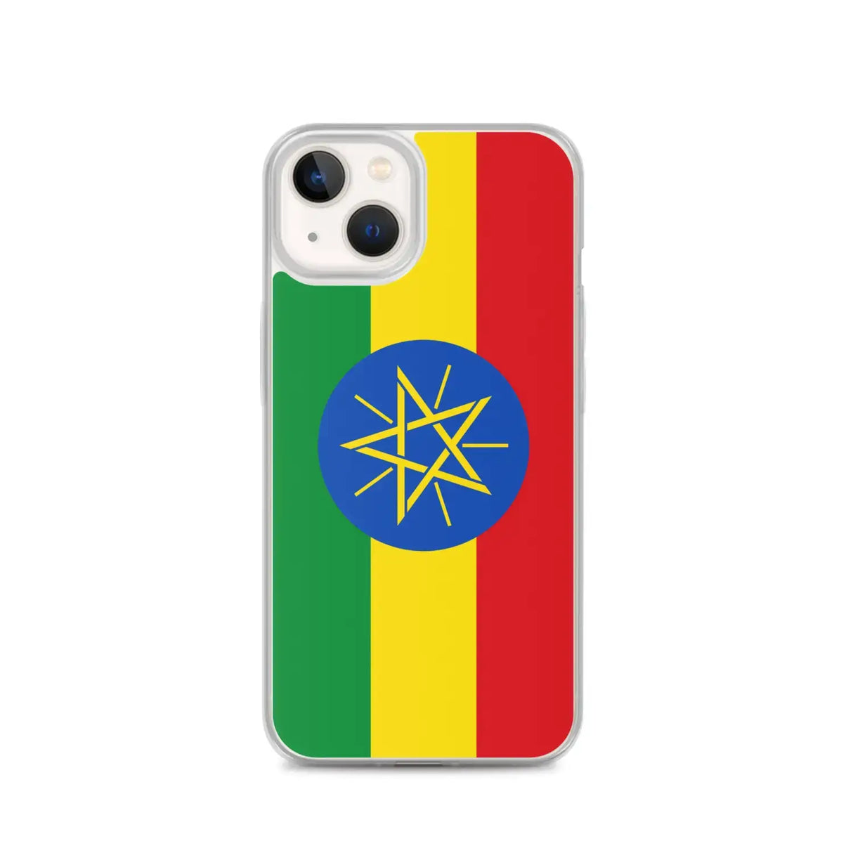 Coque iphone drapeau éthiopie souple résistante antichoc