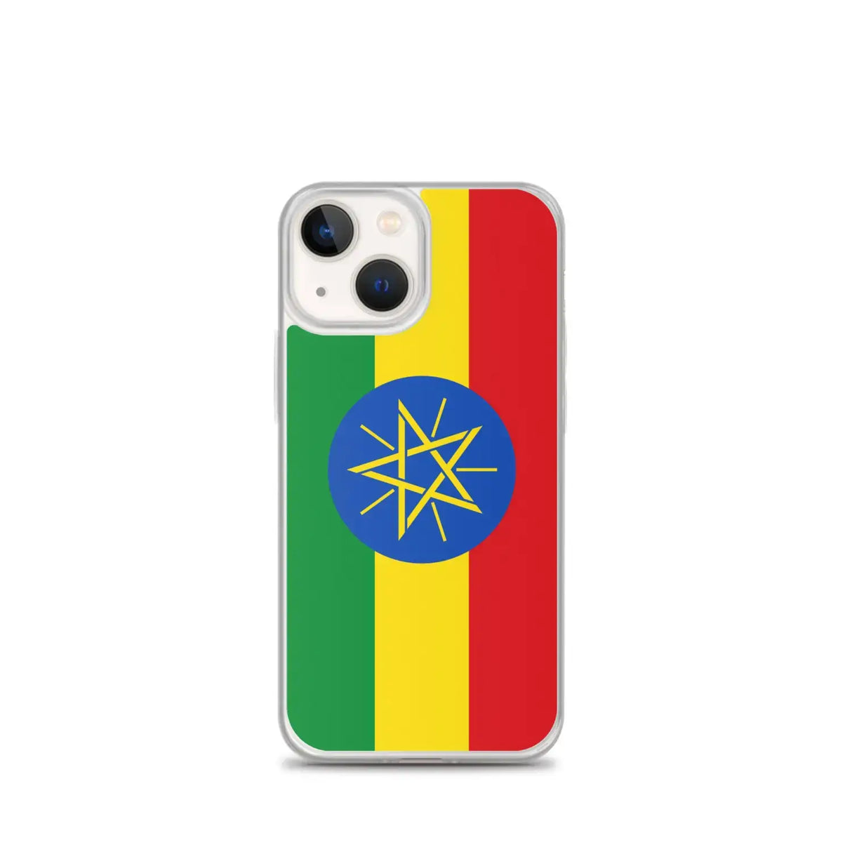 Coque iphone drapeau éthiopie souple résistante antichoc