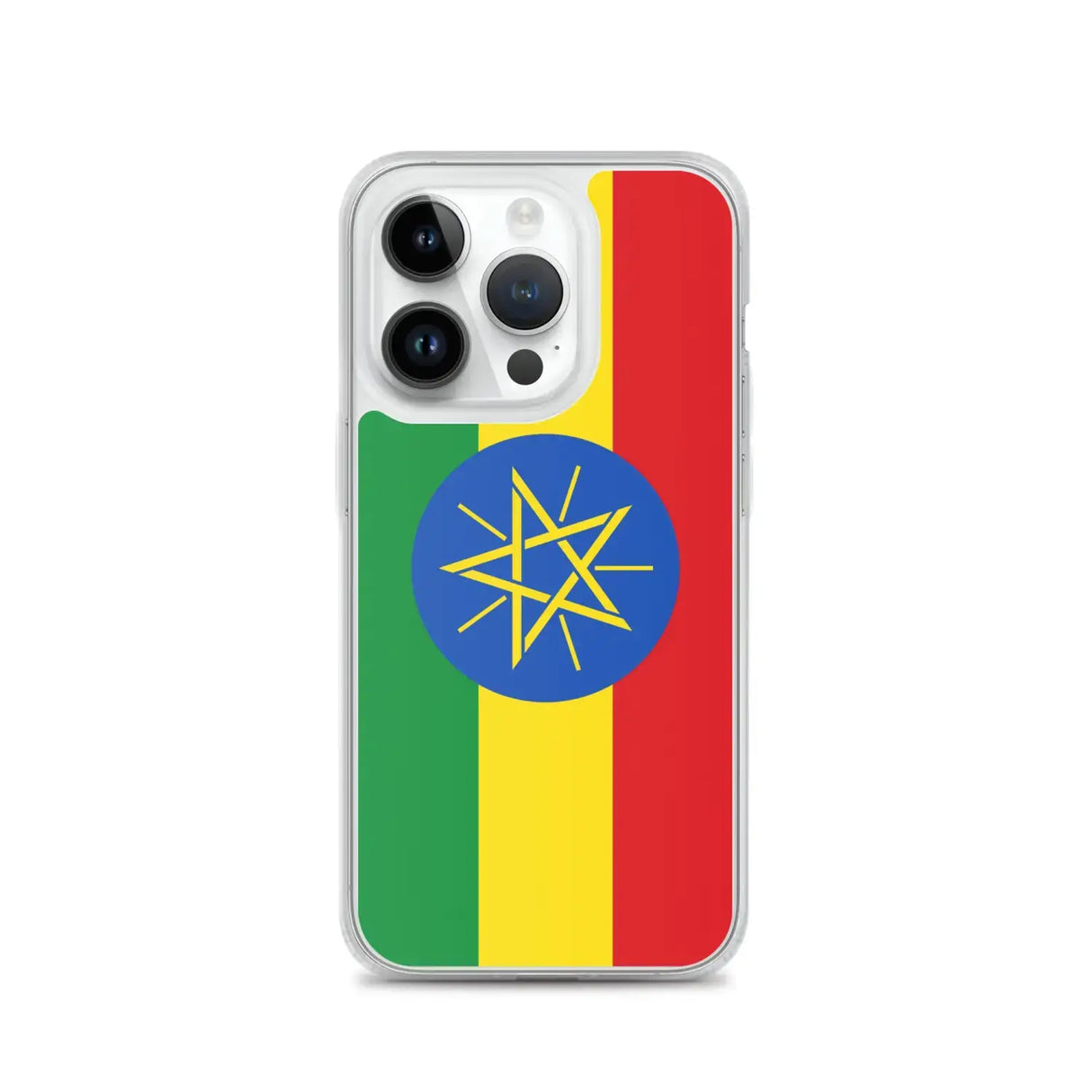 Coque iphone drapeau éthiopie souple résistante antichoc
