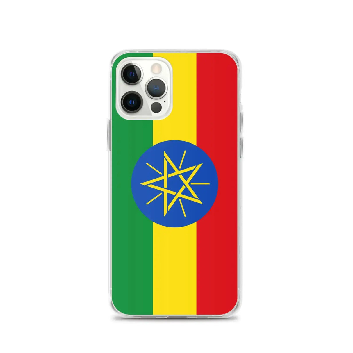 Coque iphone drapeau éthiopie souple résistante antichoc