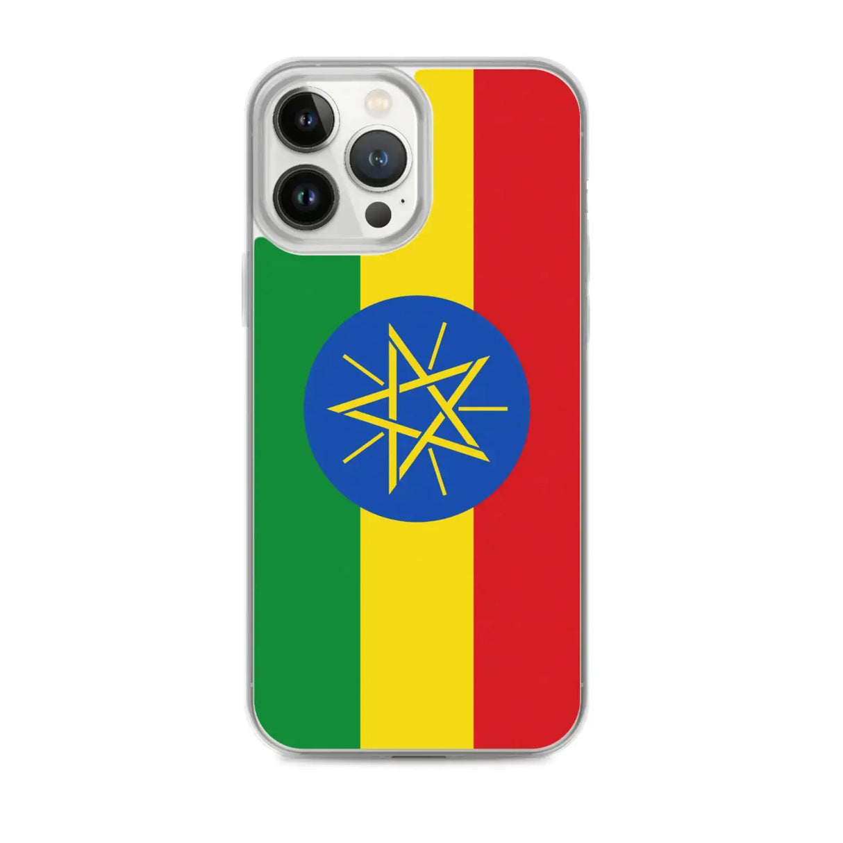 Coque iphone drapeau éthiopie souple résistante antichoc
