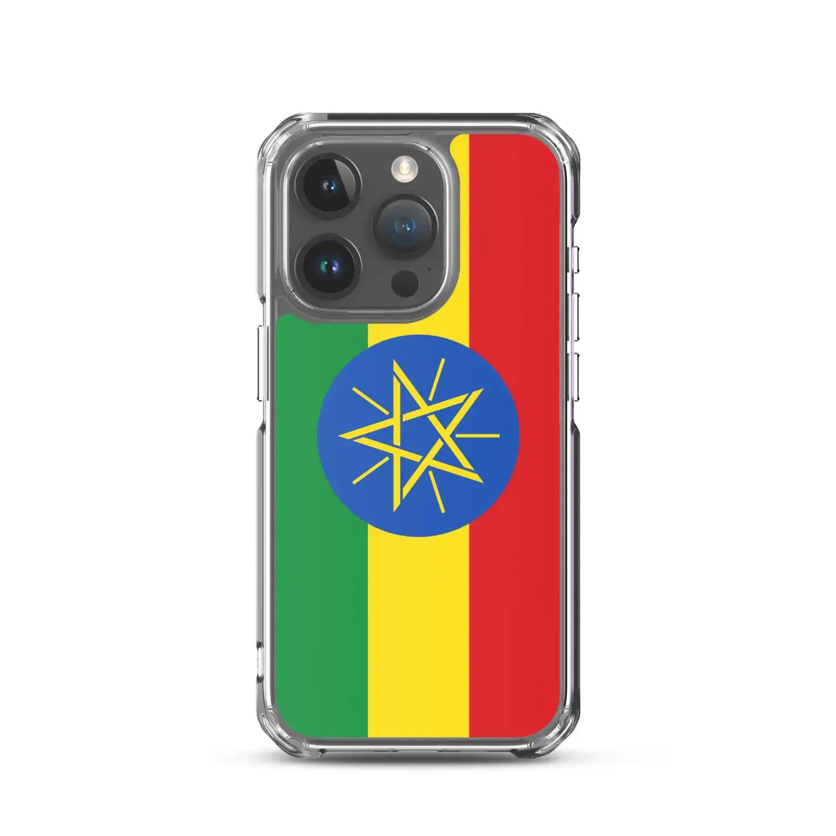 Coque iphone drapeau éthiopie souple résistante antichoc