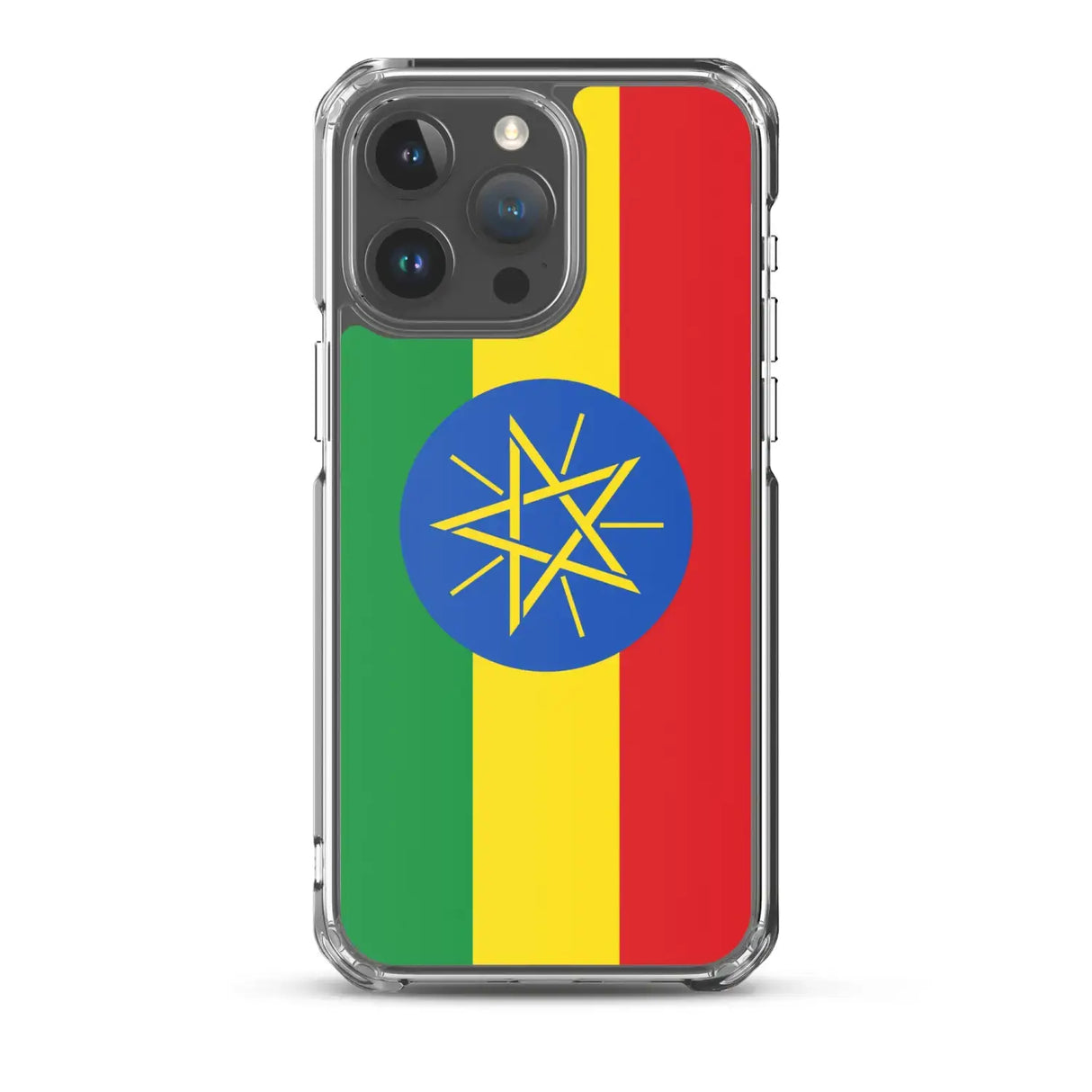 Coque iphone drapeau éthiopie souple résistante antichoc
