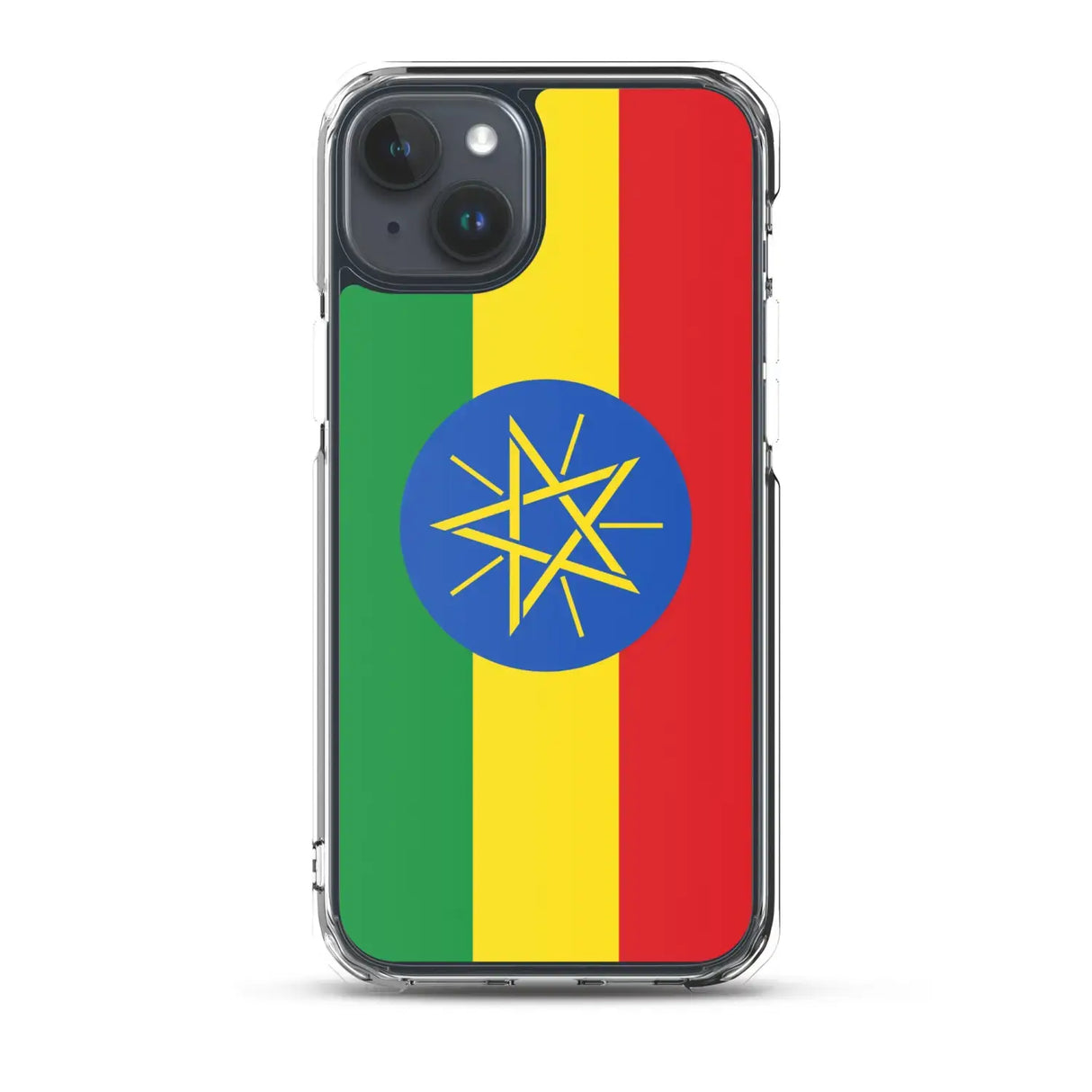 Coque iphone drapeau éthiopie souple résistante antichoc