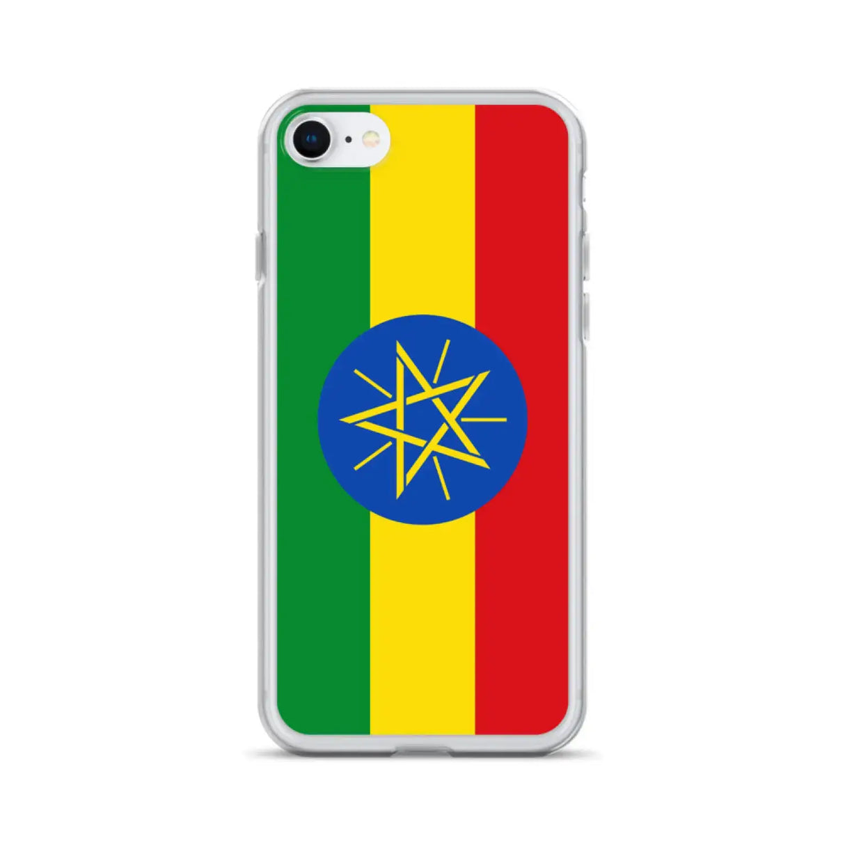 Coque iphone drapeau éthiopie souple résistante antichoc