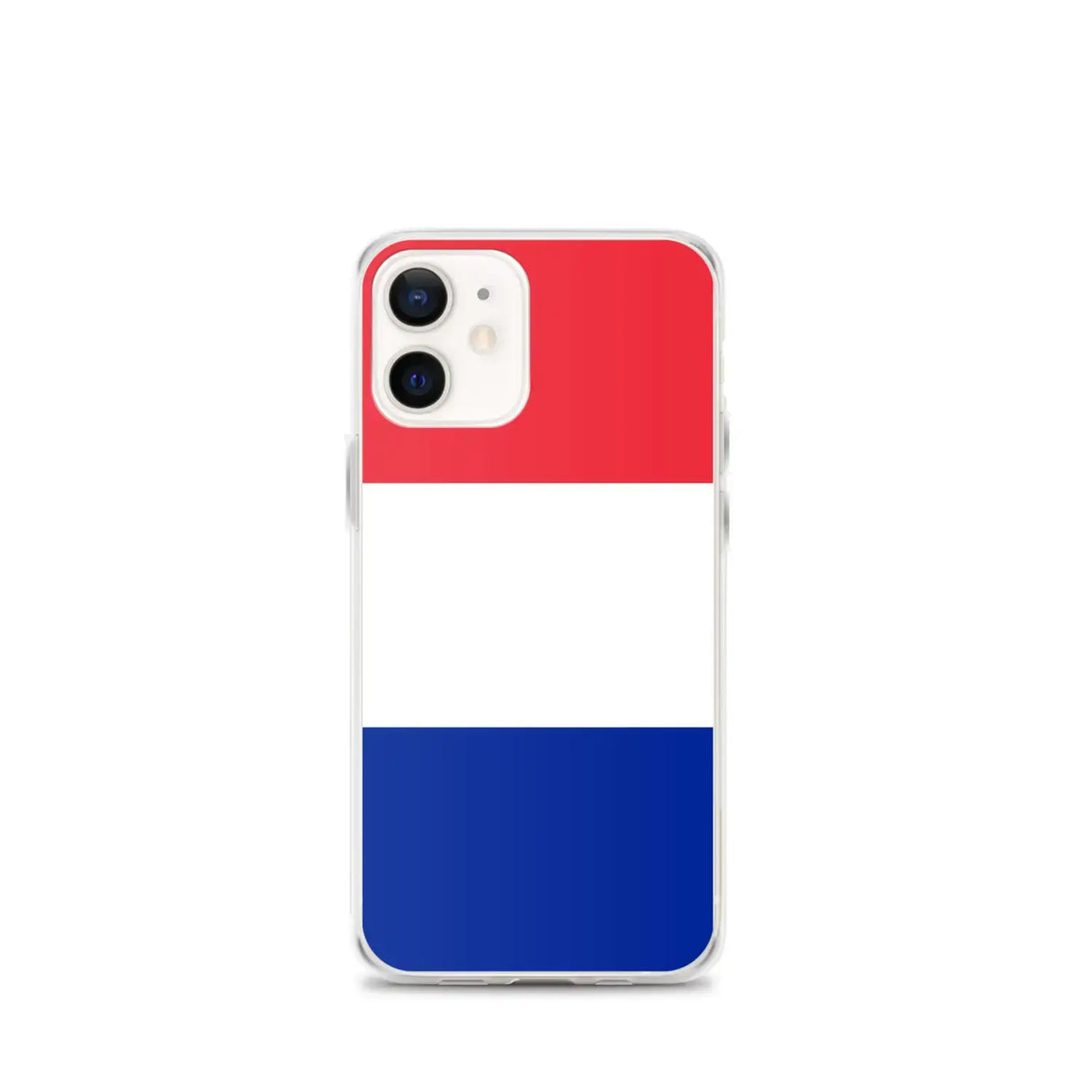 Coque iphone drapeau france souple transparente antichoc