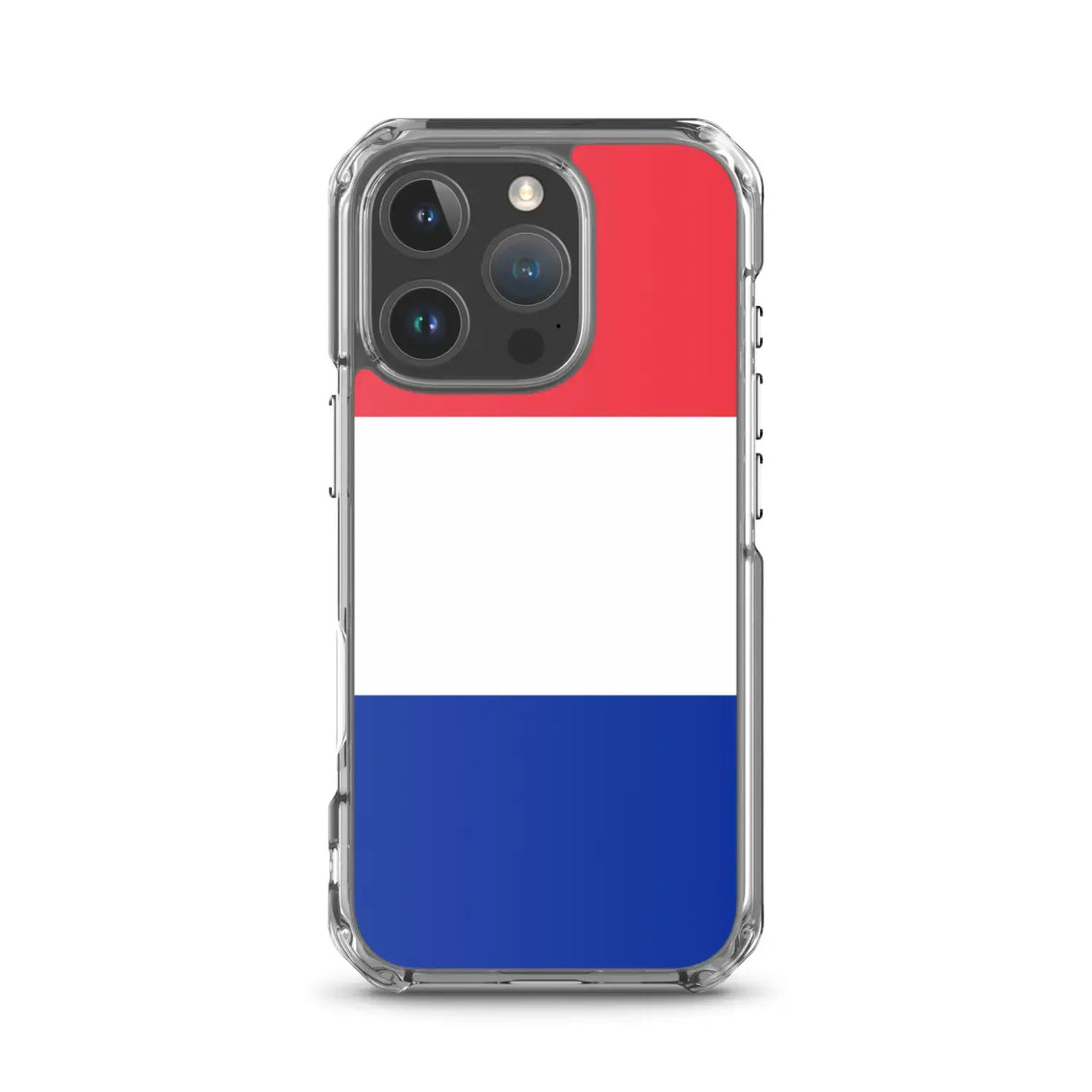 Coque iphone drapeau france souple transparente antichoc