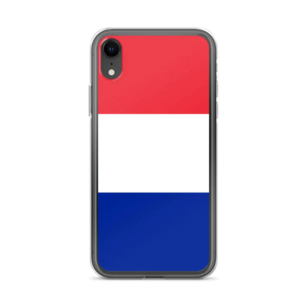 Coque iphone drapeau france souple transparente antichoc
