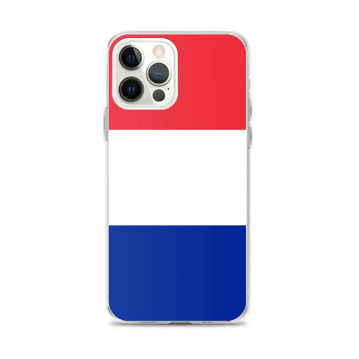 Coque iphone drapeau france souple transparente antichoc