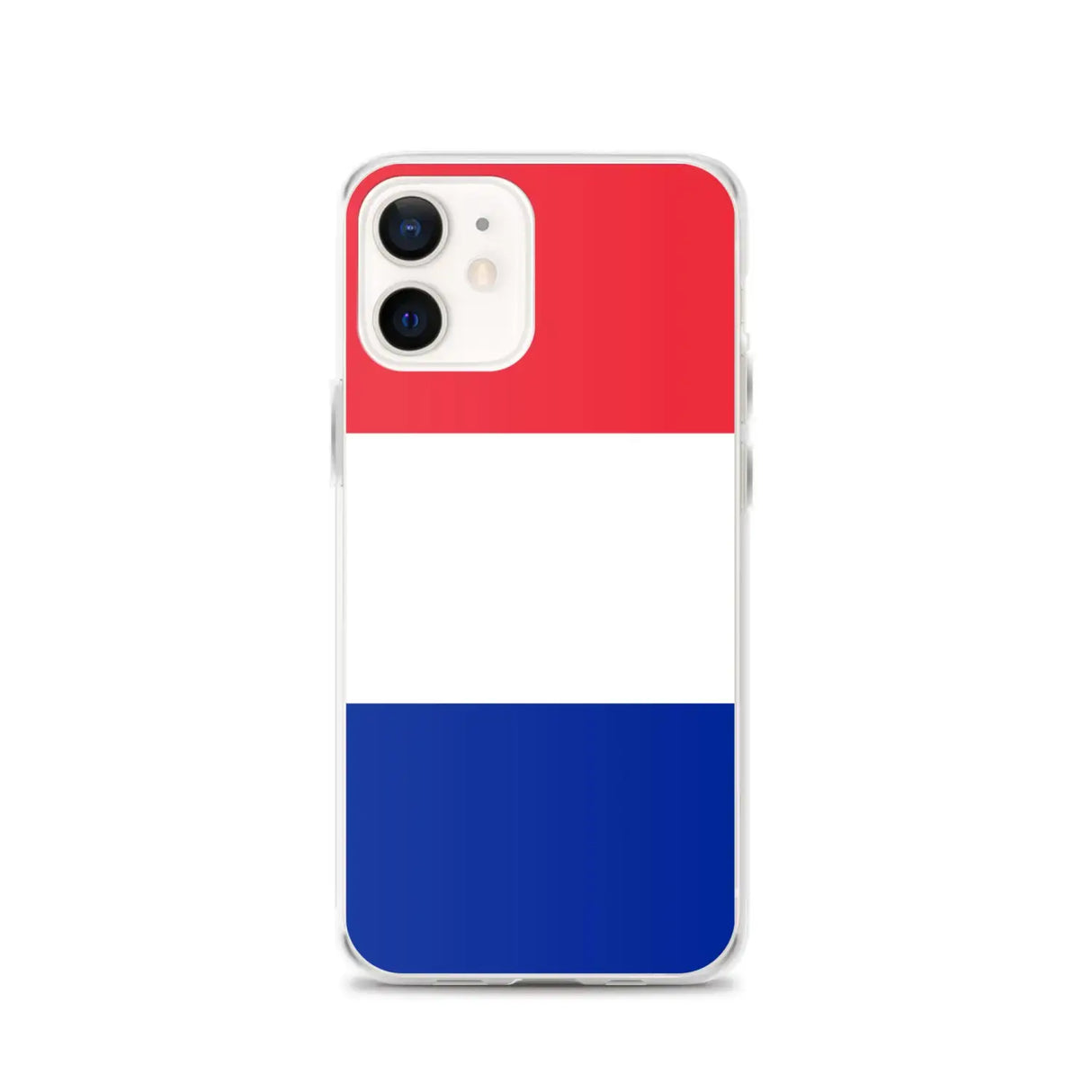 Coque iphone drapeau france souple transparente antichoc