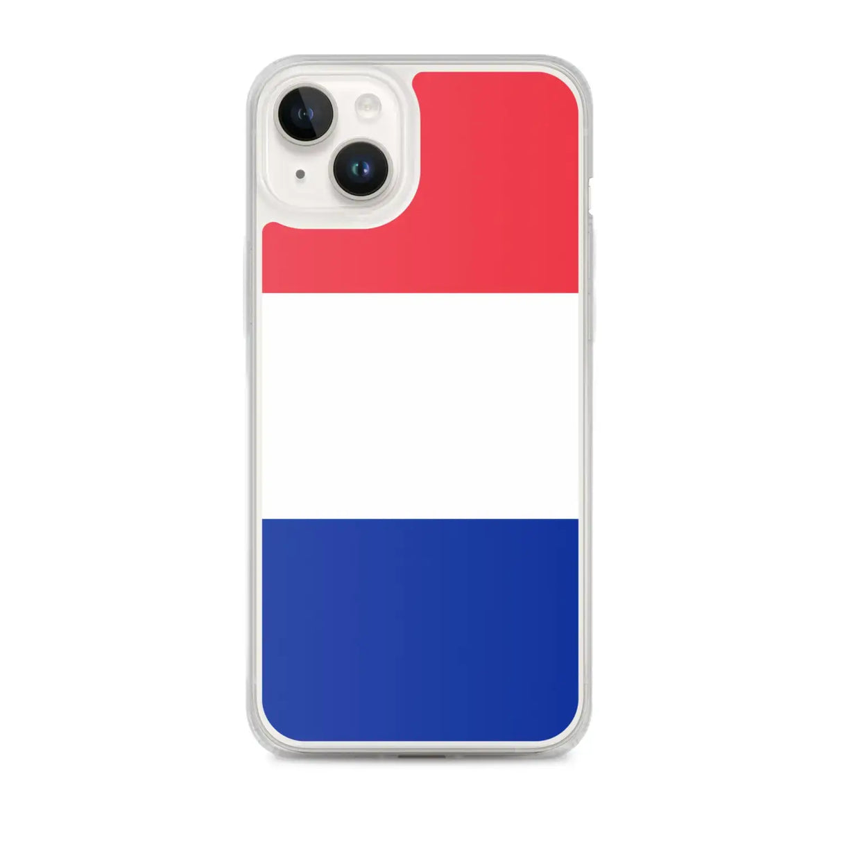 Coque iphone drapeau france souple transparente antichoc