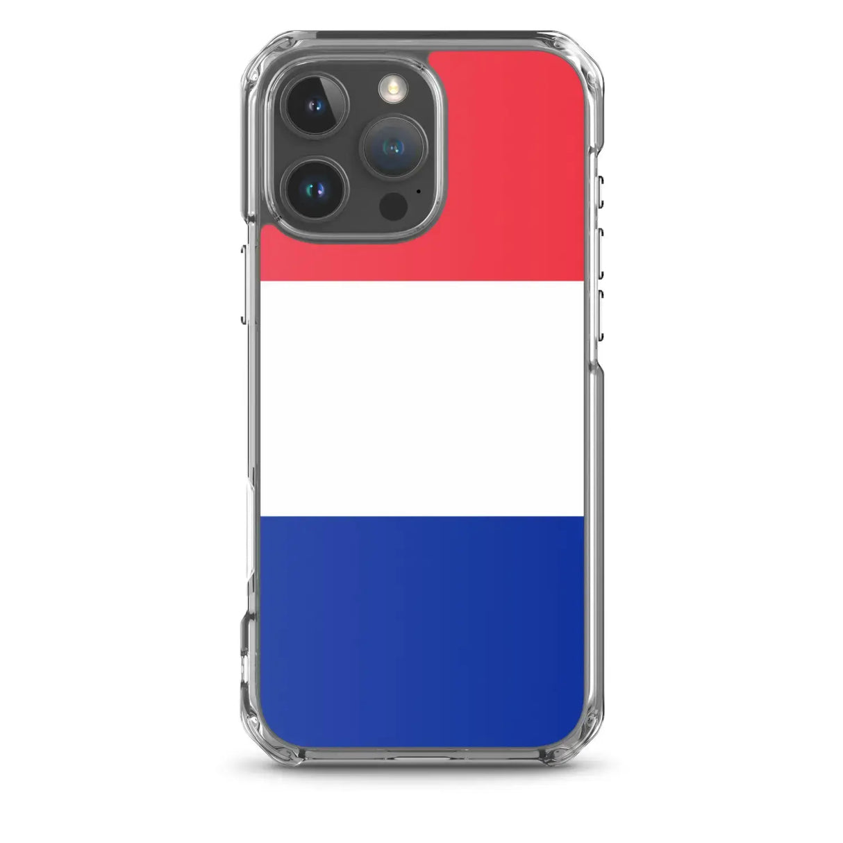 Coque iphone drapeau france souple transparente antichoc