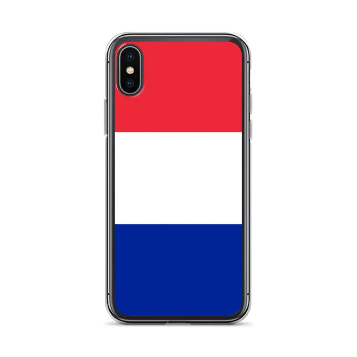 Coque iphone drapeau france souple transparente antichoc