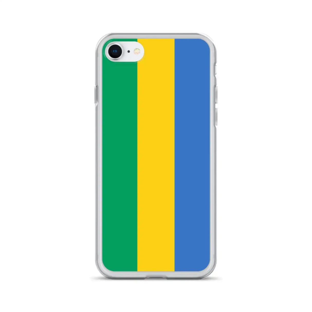 Coque iphone drapeau gabon souple transparente antichoc