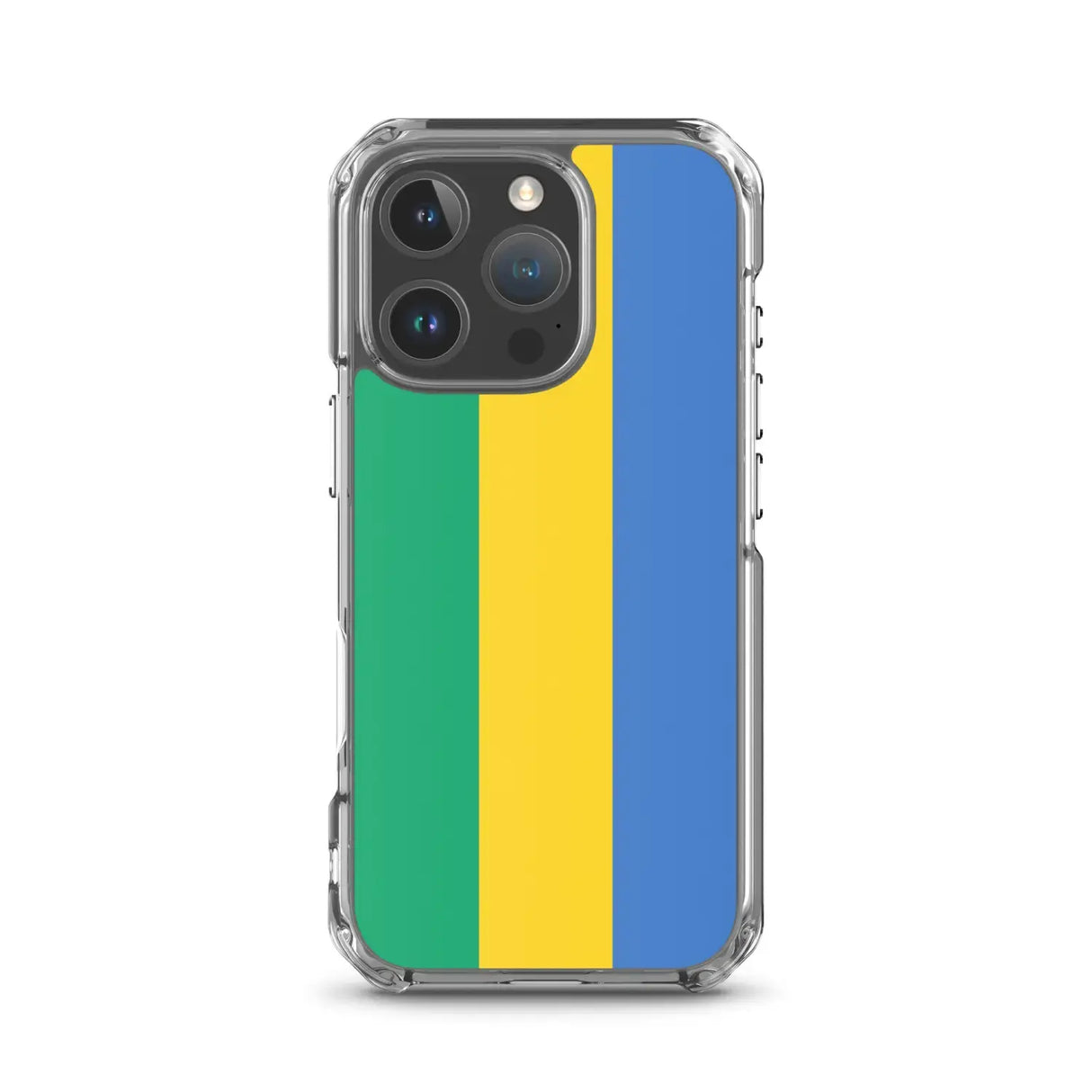 Coque iphone drapeau gabon souple transparente antichoc
