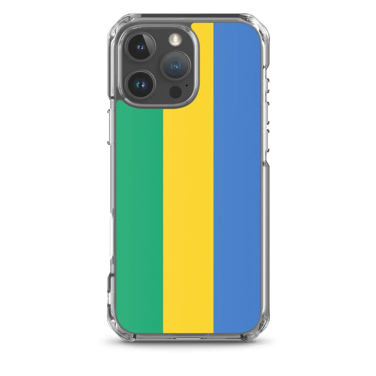 Coque iphone drapeau gabon souple transparente antichoc