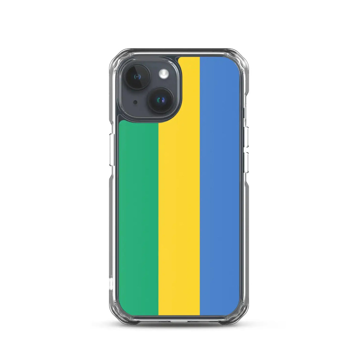 Coque iphone drapeau gabon souple transparente antichoc