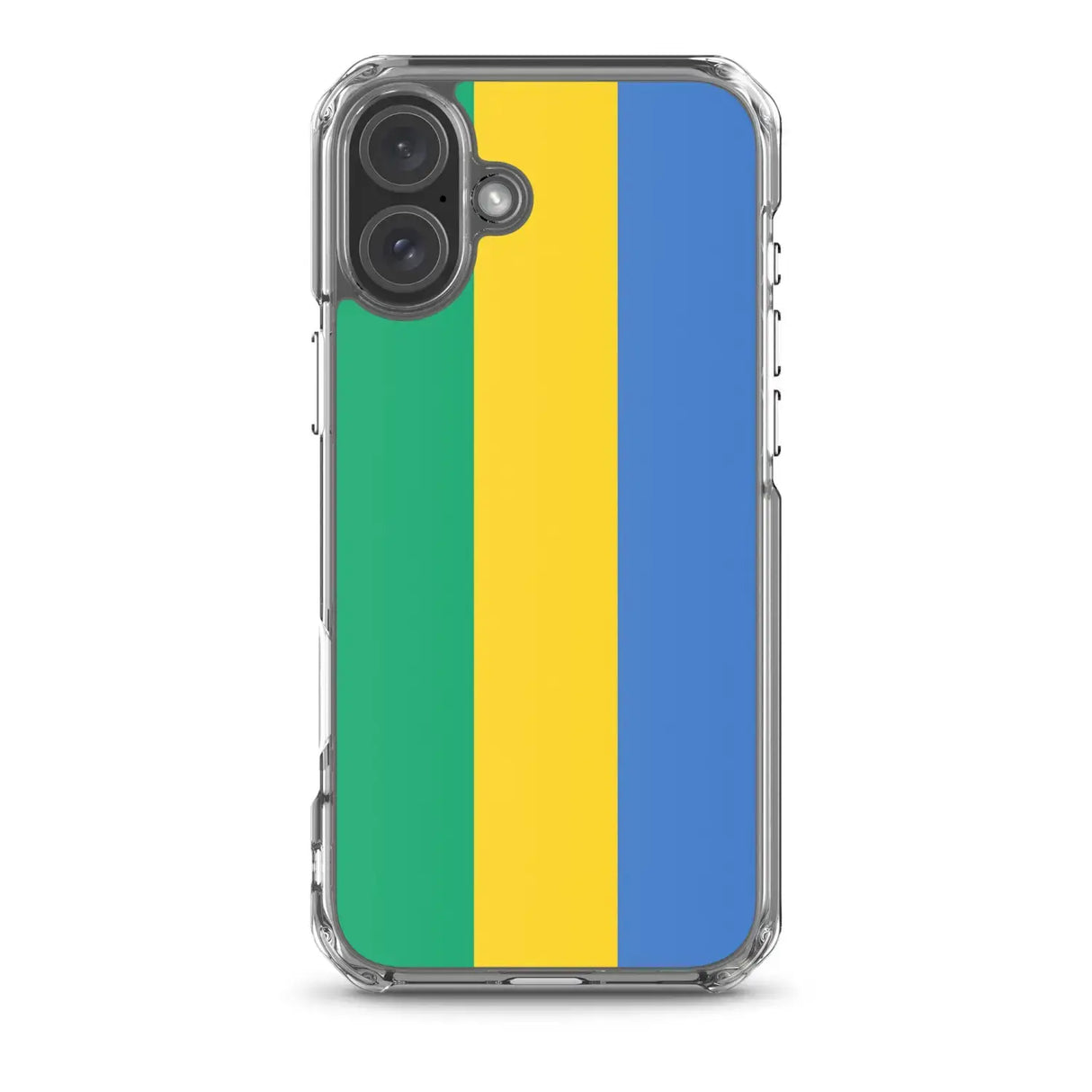 Coque iphone drapeau gabon souple transparente antichoc