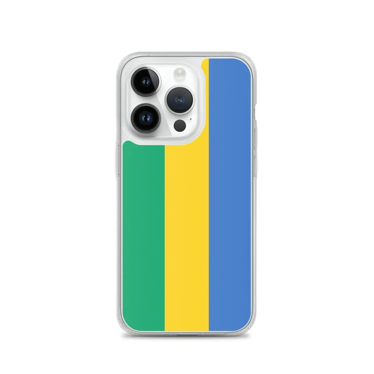 Coque iphone drapeau gabon souple transparente antichoc
