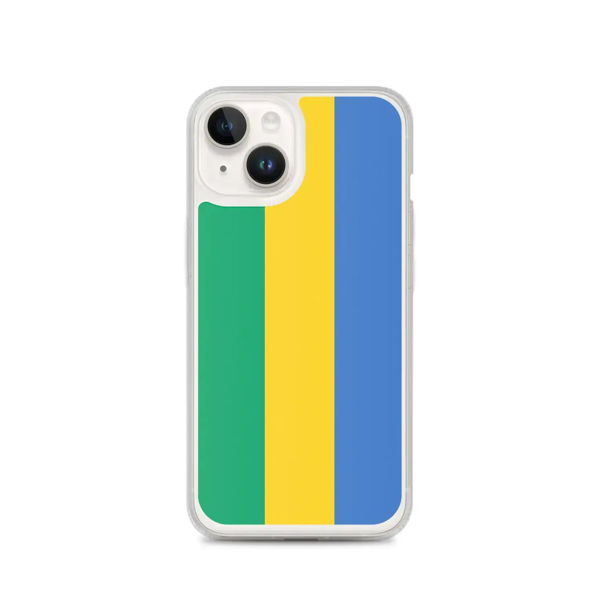 Coque iphone drapeau gabon souple transparente antichoc