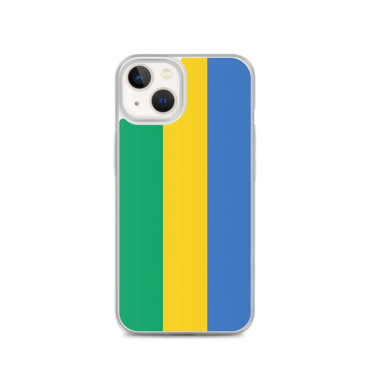 Coque iphone drapeau gabon souple transparente antichoc