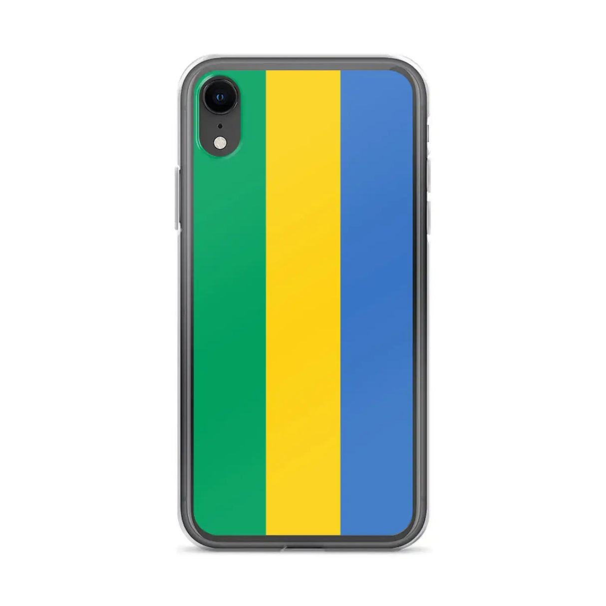 Coque iphone drapeau gabon souple transparente antichoc