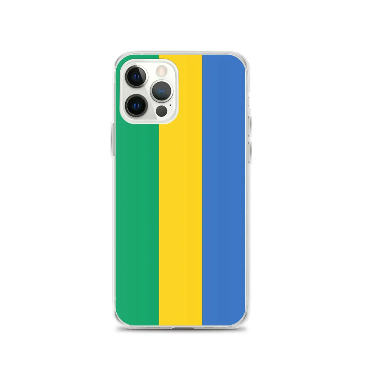 Coque iphone drapeau gabon souple transparente antichoc