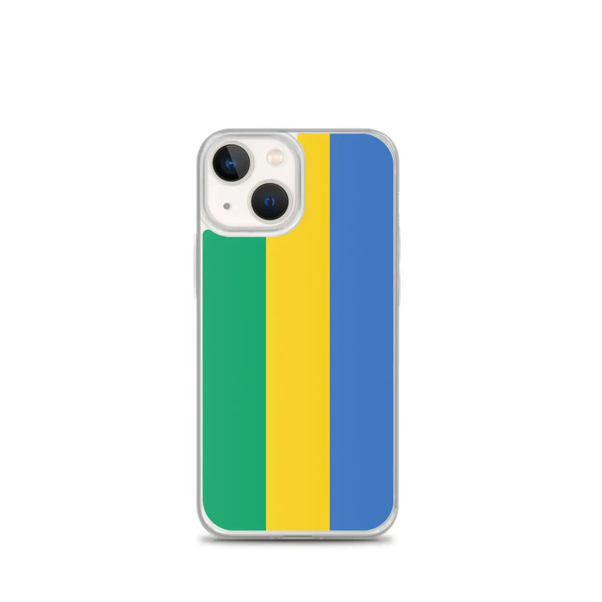 Coque iphone drapeau gabon souple transparente antichoc