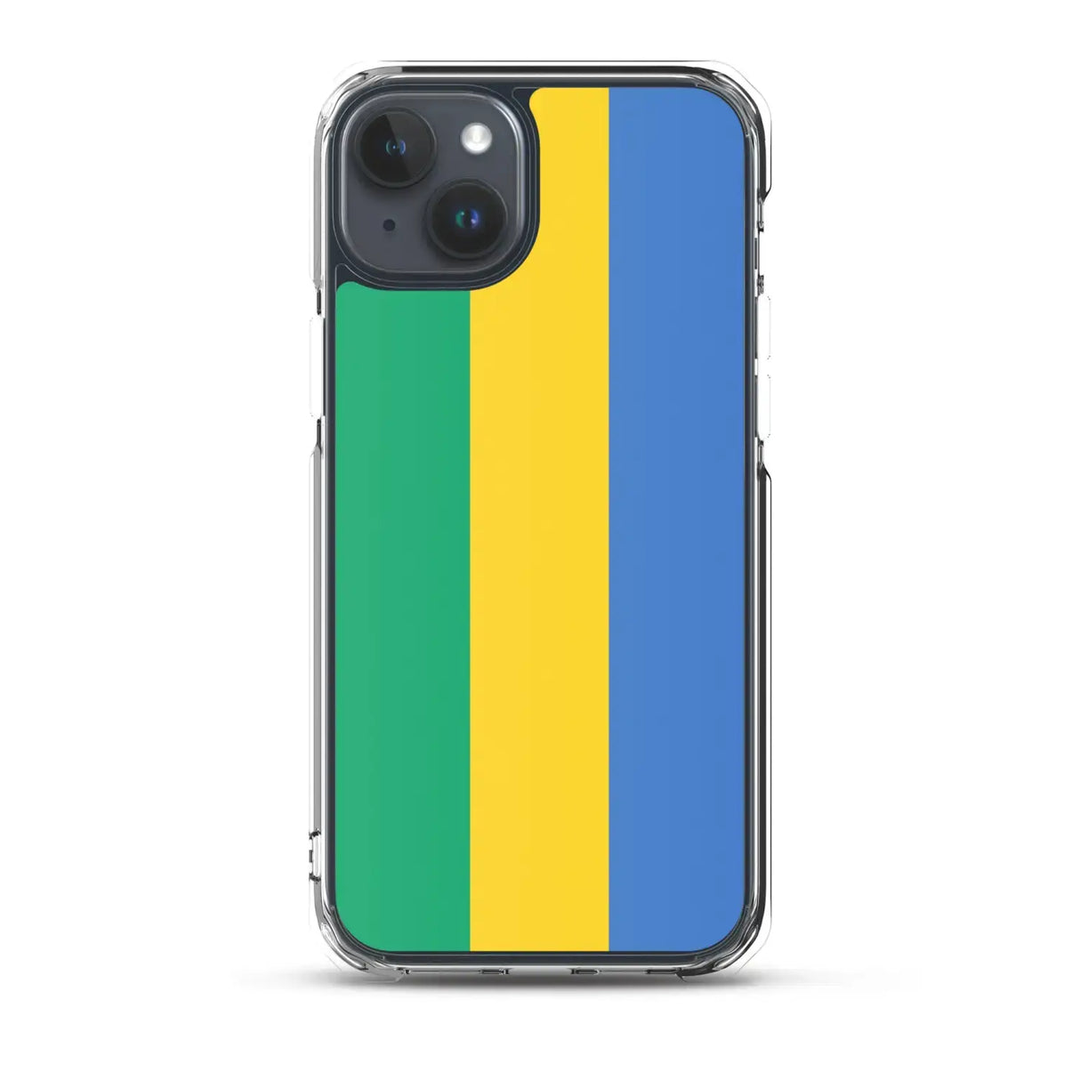 Coque iphone drapeau gabon souple transparente antichoc