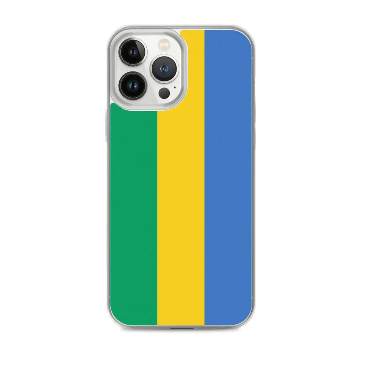 Coque iphone drapeau gabon souple transparente antichoc