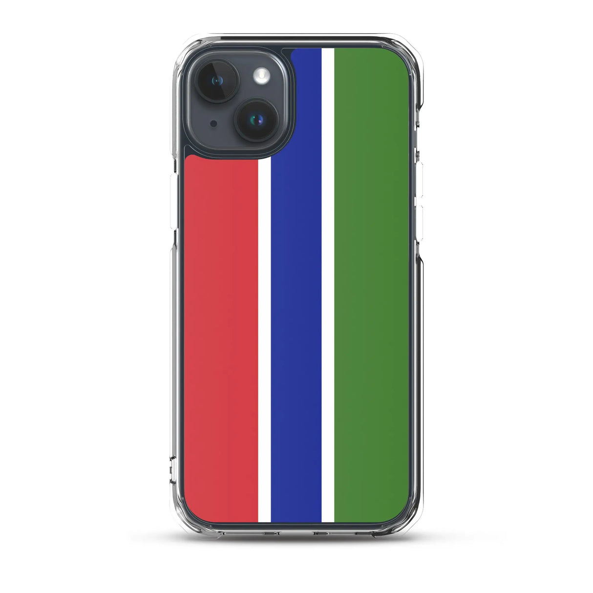 Coque iphone drapeau gambie souple résistante antichoc