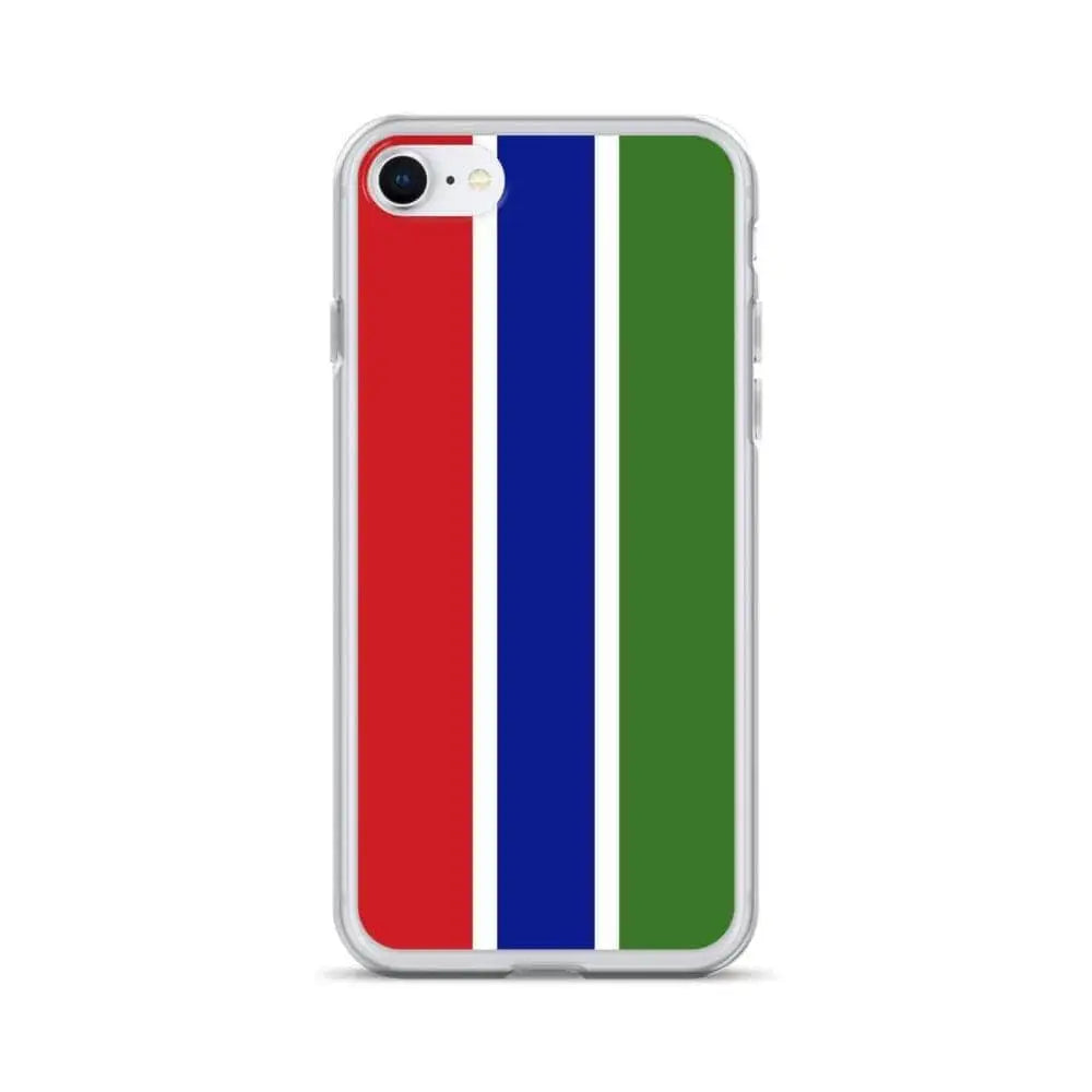 Coque iphone drapeau gambie souple résistante antichoc