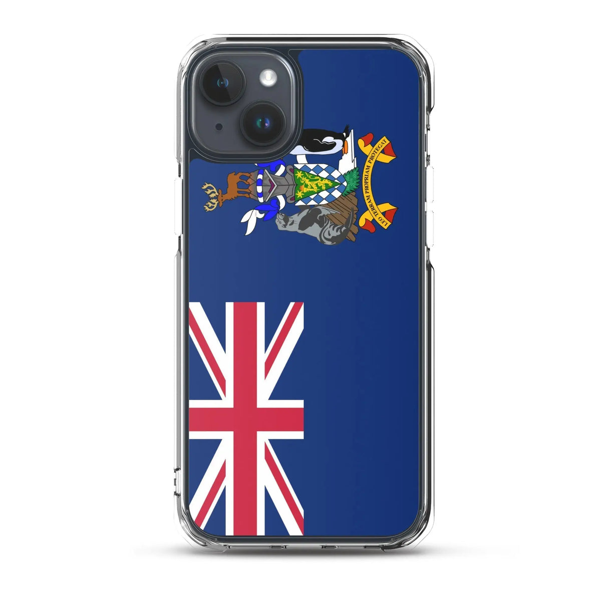 Coque iphone drapeau géorgie du sud souple antichoc