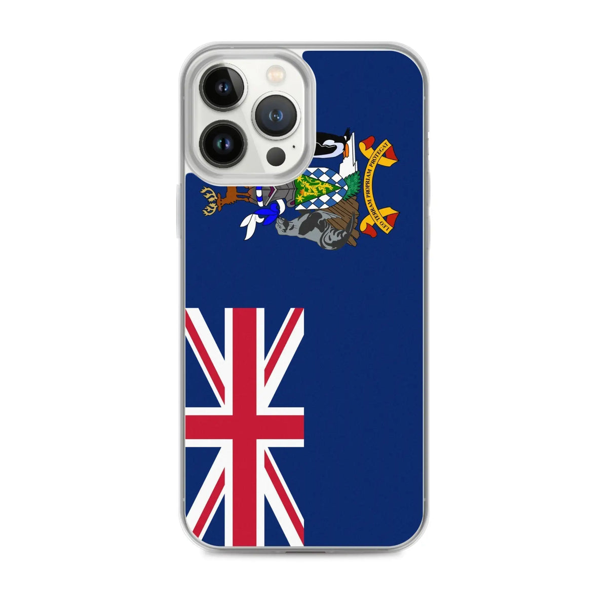 Coque iphone drapeau géorgie du sud souple antichoc
