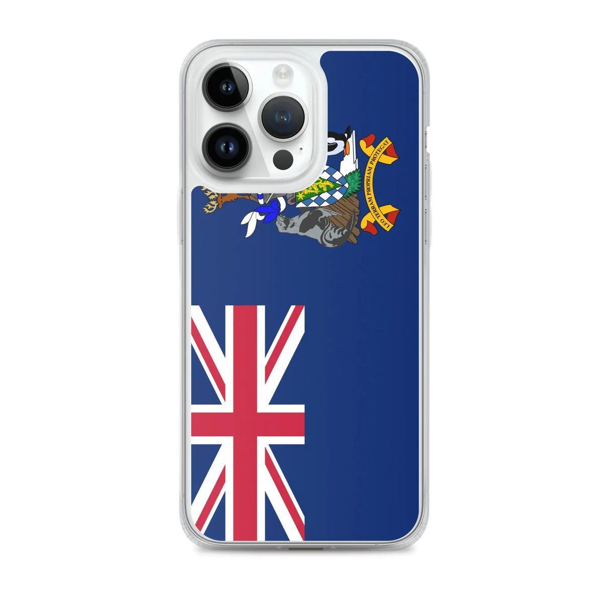 Coque iphone drapeau géorgie du sud souple antichoc