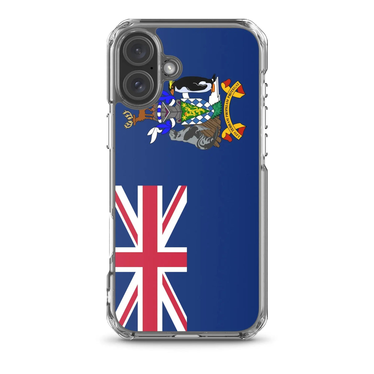 Coque iphone drapeau géorgie du sud souple antichoc