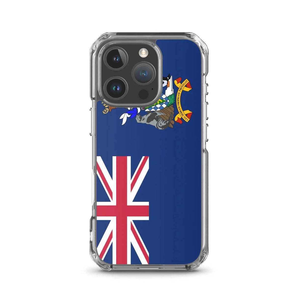 Coque iphone drapeau géorgie du sud souple antichoc