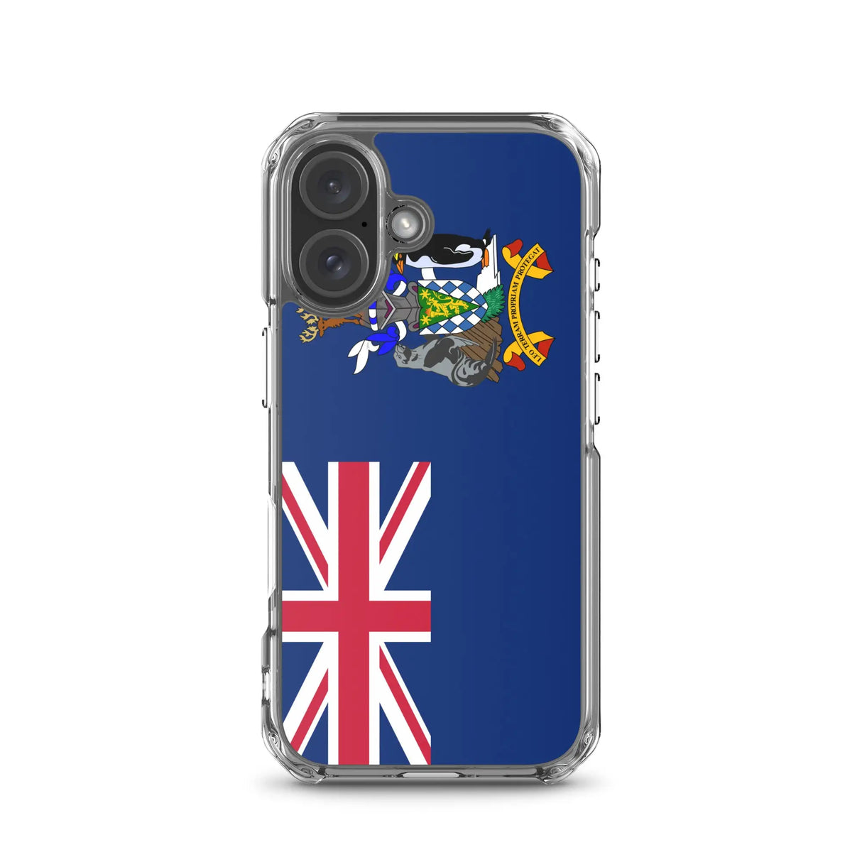 Coque iphone drapeau géorgie du sud souple antichoc