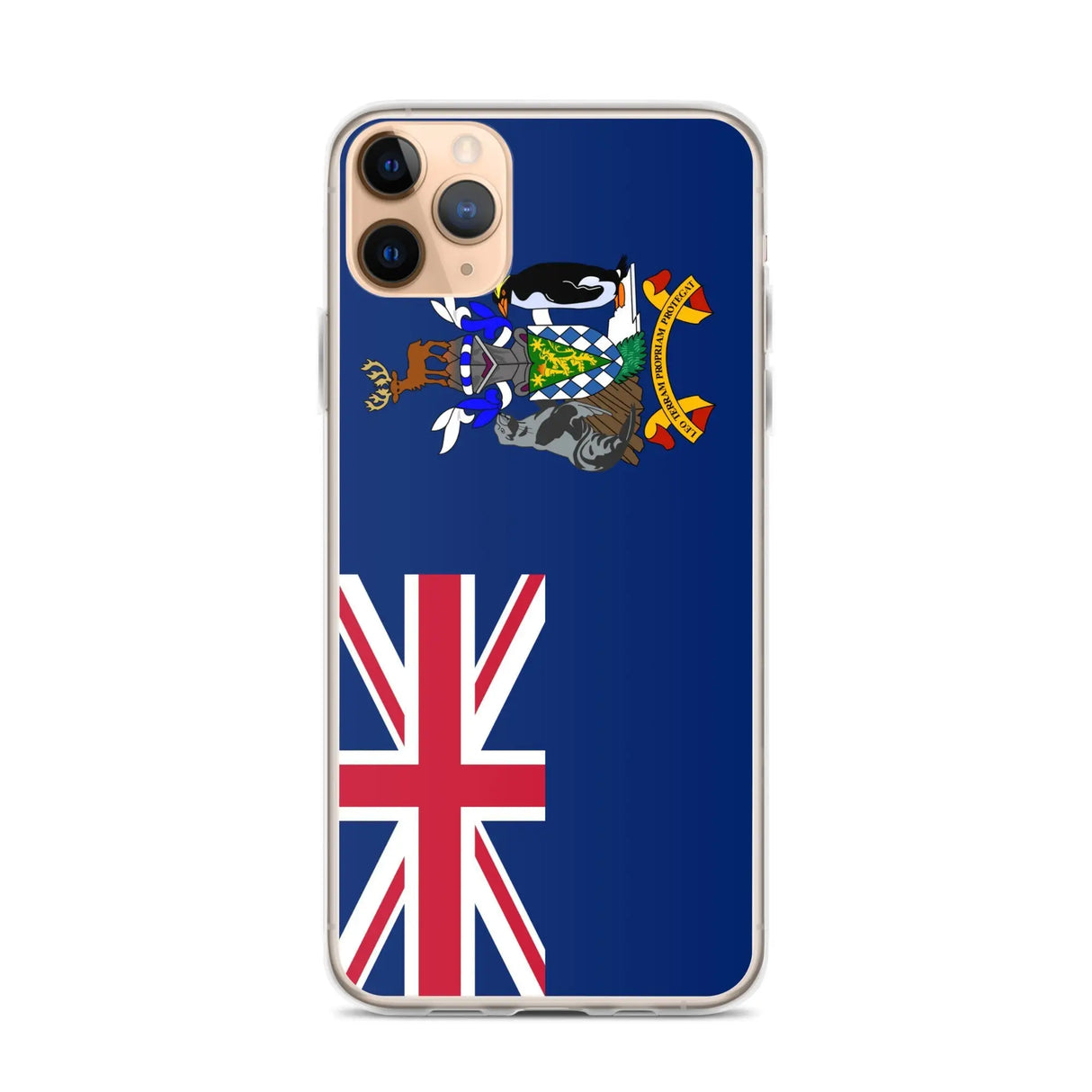 Coque iphone drapeau géorgie du sud souple antichoc