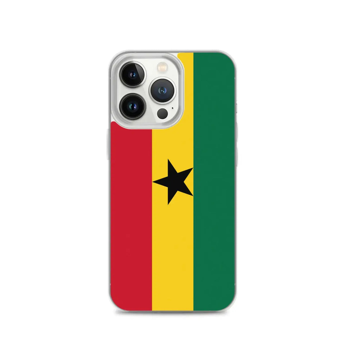 Coque iphone drapeau ghana souple antichoc transparente