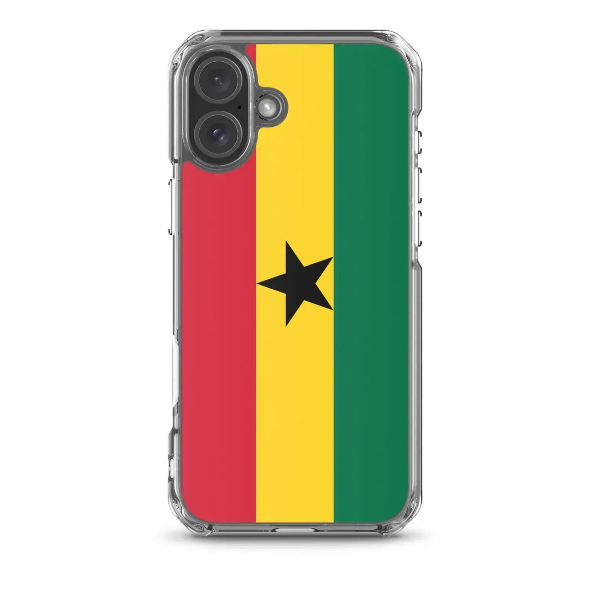 Coque iphone drapeau ghana souple antichoc transparente