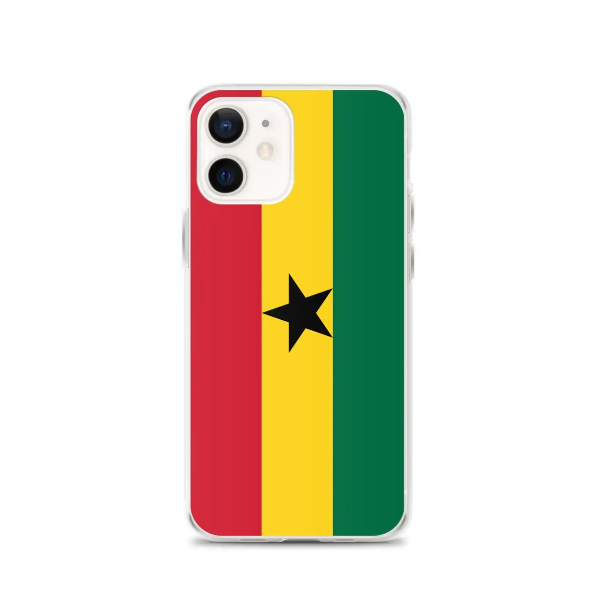 Coque iphone drapeau ghana souple antichoc transparente