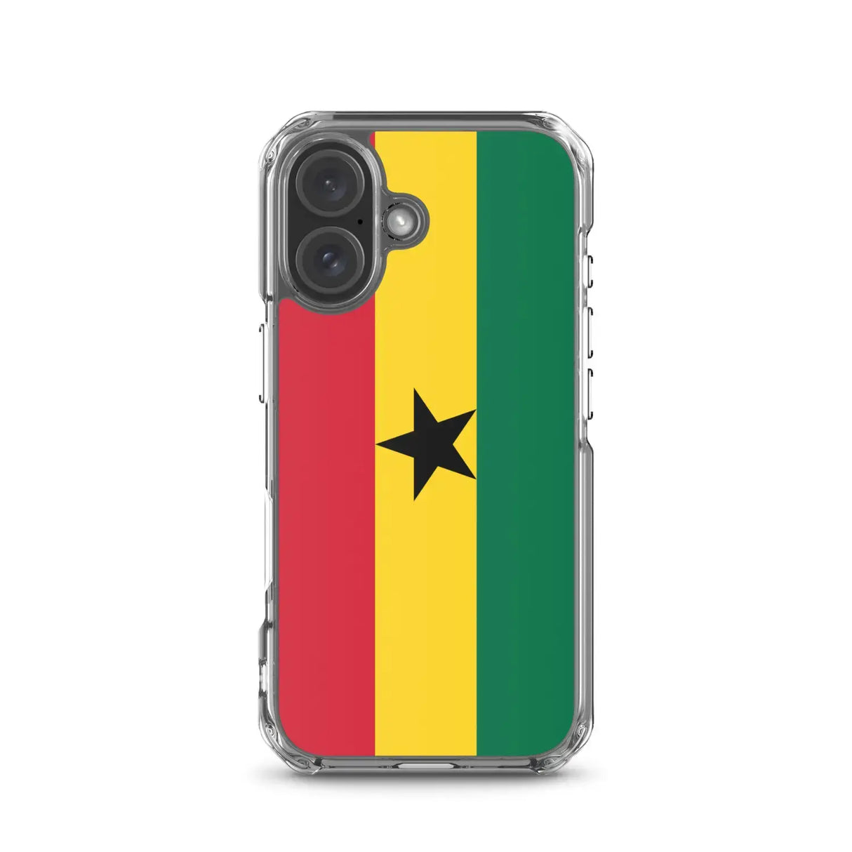 Coque iphone drapeau ghana souple antichoc transparente